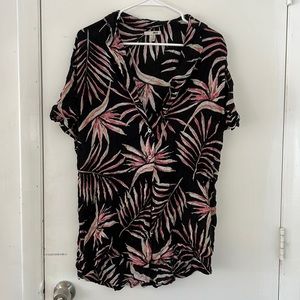 Amuse society Hawaiian print coverup/dress